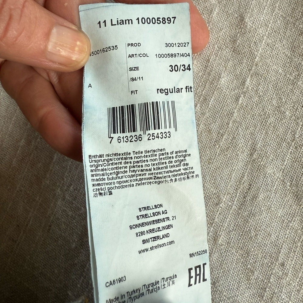 Strellson Liam men’s jeans very good condition size 30/34 - Picture 11 of 14